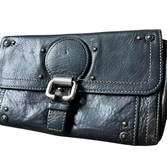 Chloe Rivet Wallet - Black Leather - Picture 2 of 9